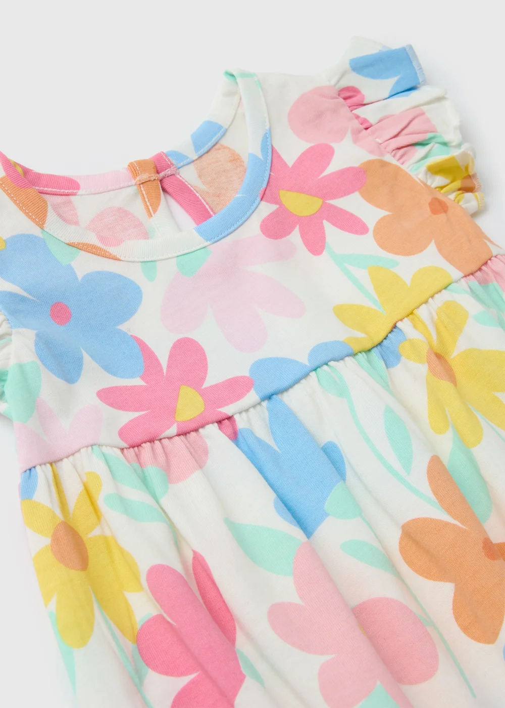 Baby Multicolour Floral Printed Romper (Newborn-18mths) - 0-3 months Image 2