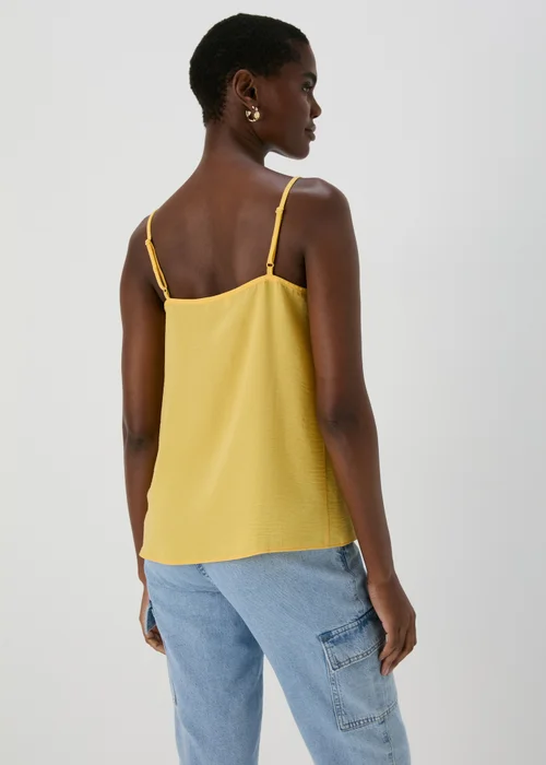 Yellow Solid Cami Top - 8 Image 2