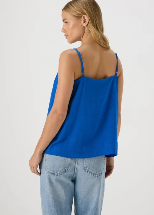 Blue Solid Cami Top - 8 Image 2
