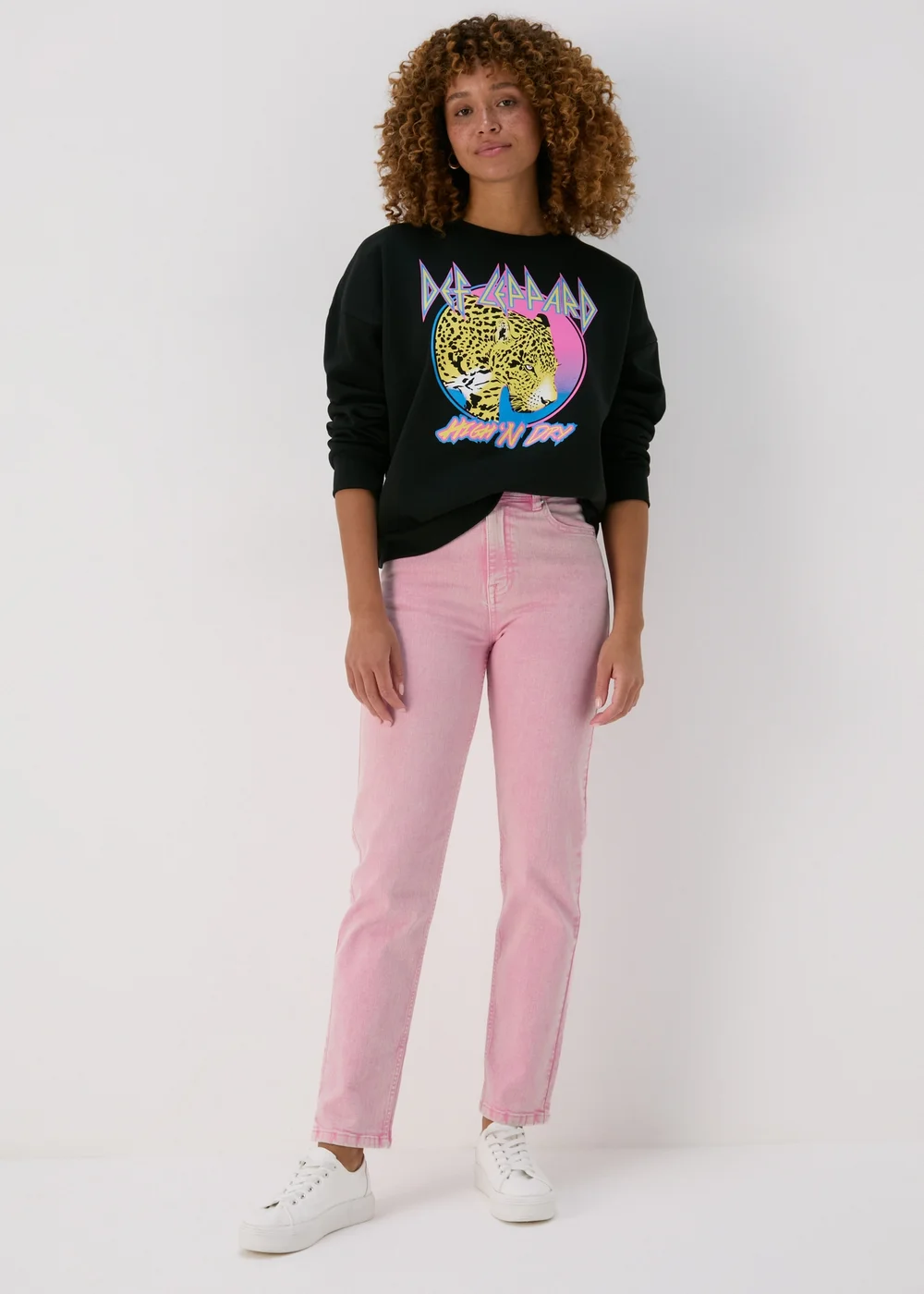 Pink Straight Fit Jeans - 8/L29 Image 4