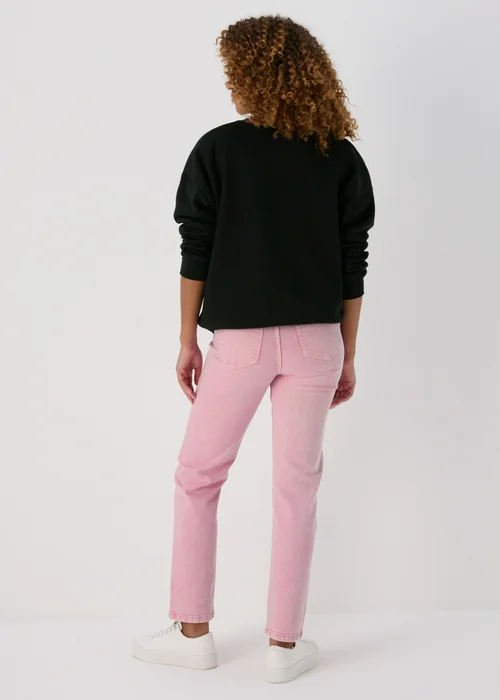 Pink Straight Fit Jeans - 8/L29 Image 2