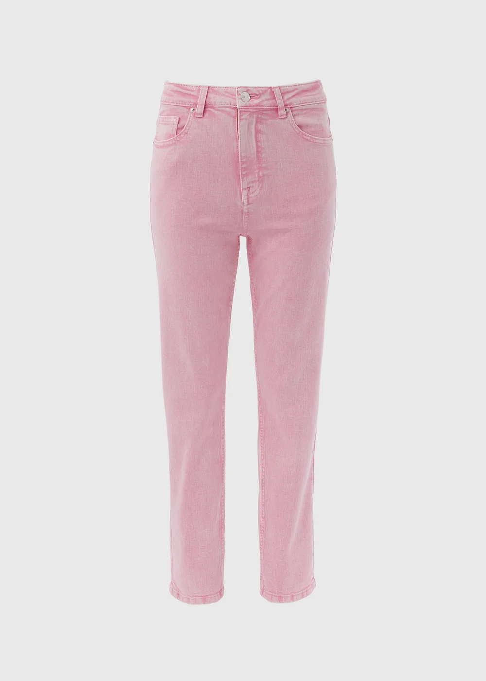 Pink Straight Fit Jeans - 8/L29 Image 5