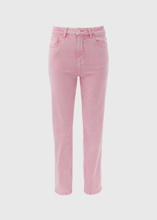 Pink Straight Fit Jeans - 8/L29 Image 5