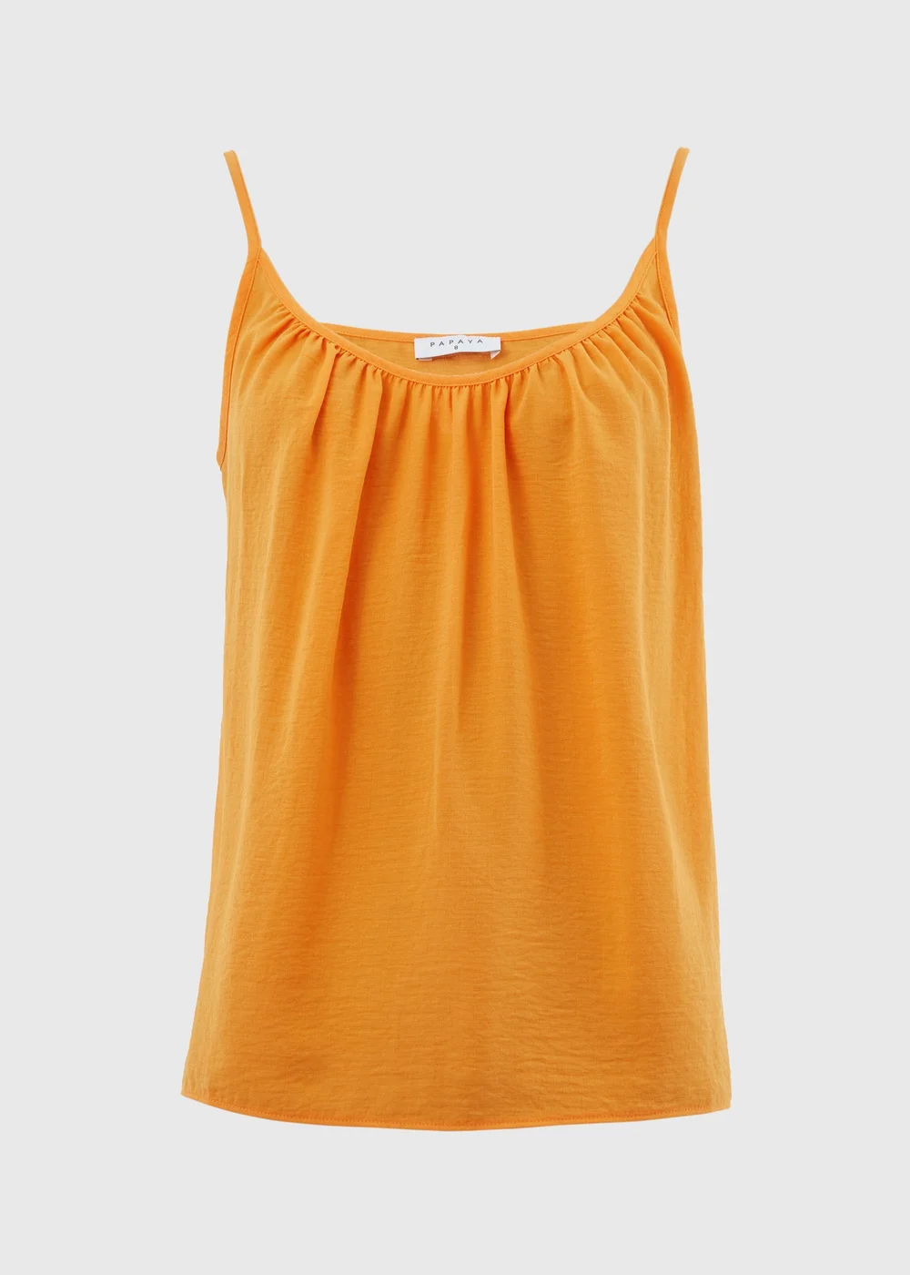 Orange Solid Cami Top - 8 Image 5