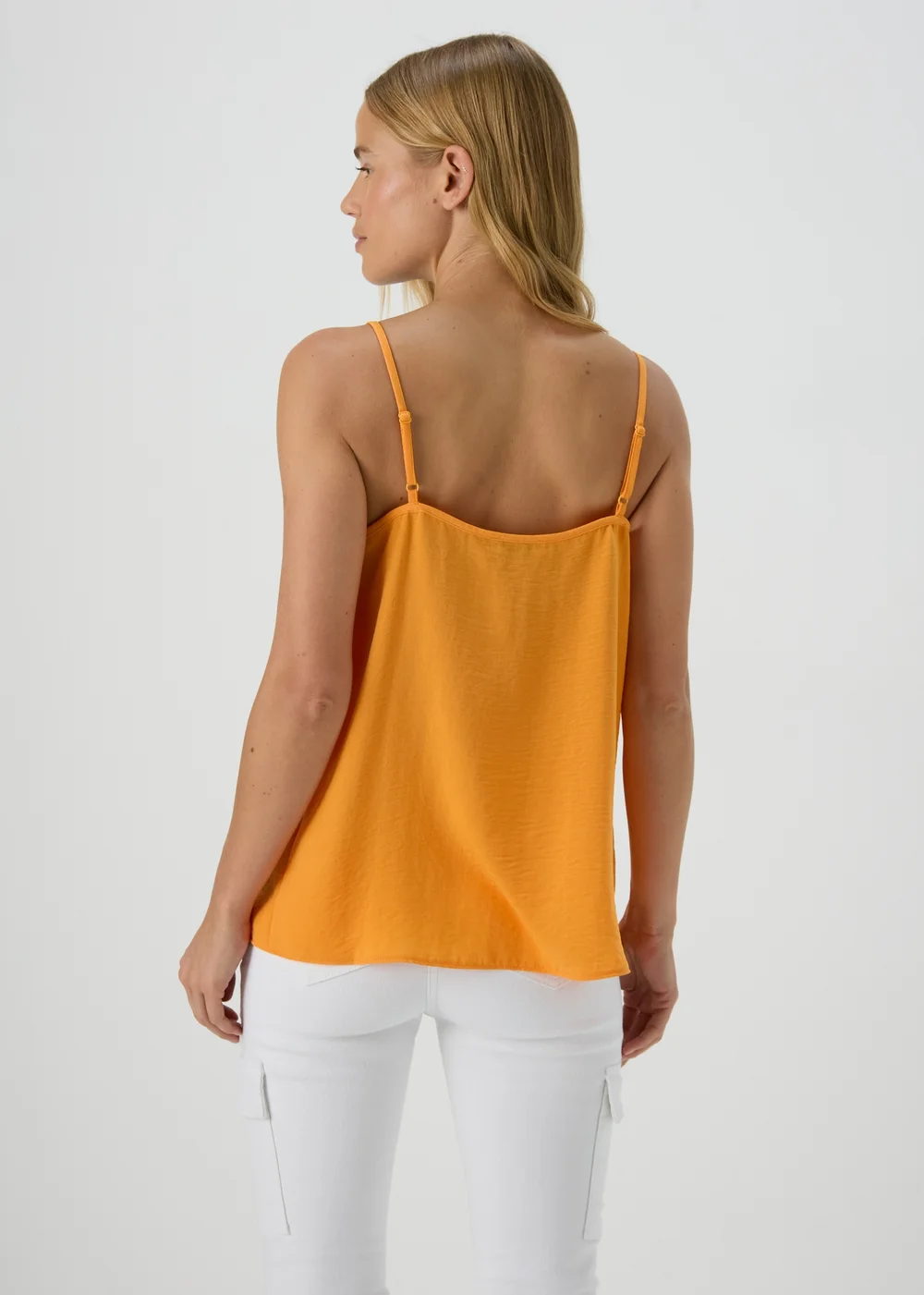 Orange Solid Cami Top - 8 Image 2