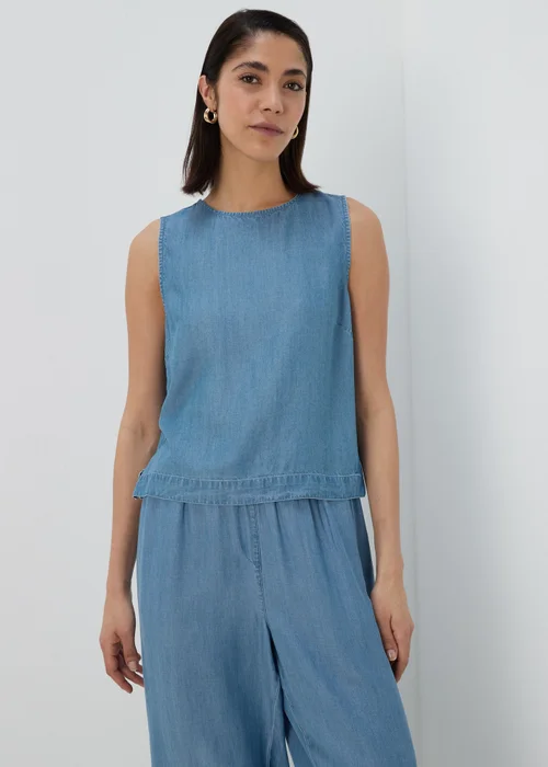 Blue Denim Co Ord Vest - 8 Image 3