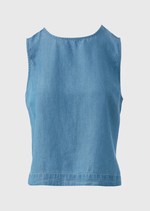 Blue Denim Co Ord Vest - 8 Image 5