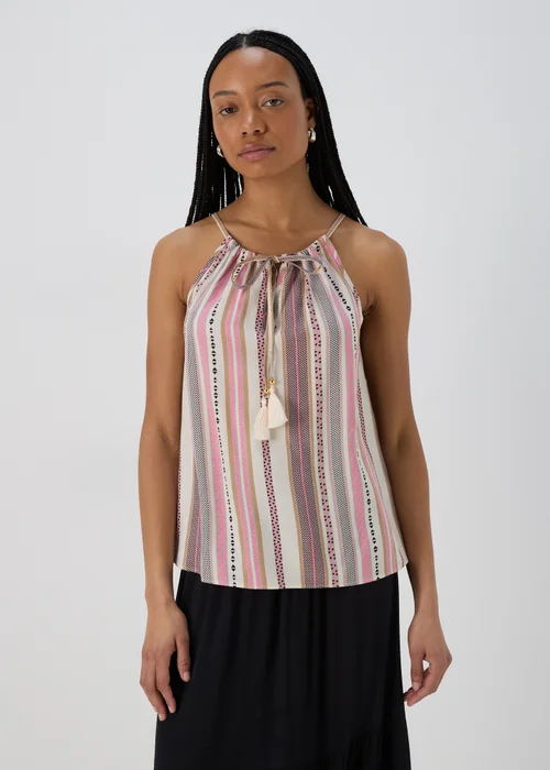 Multicolour High Apex Viscose Cami Top - 8 Image 1