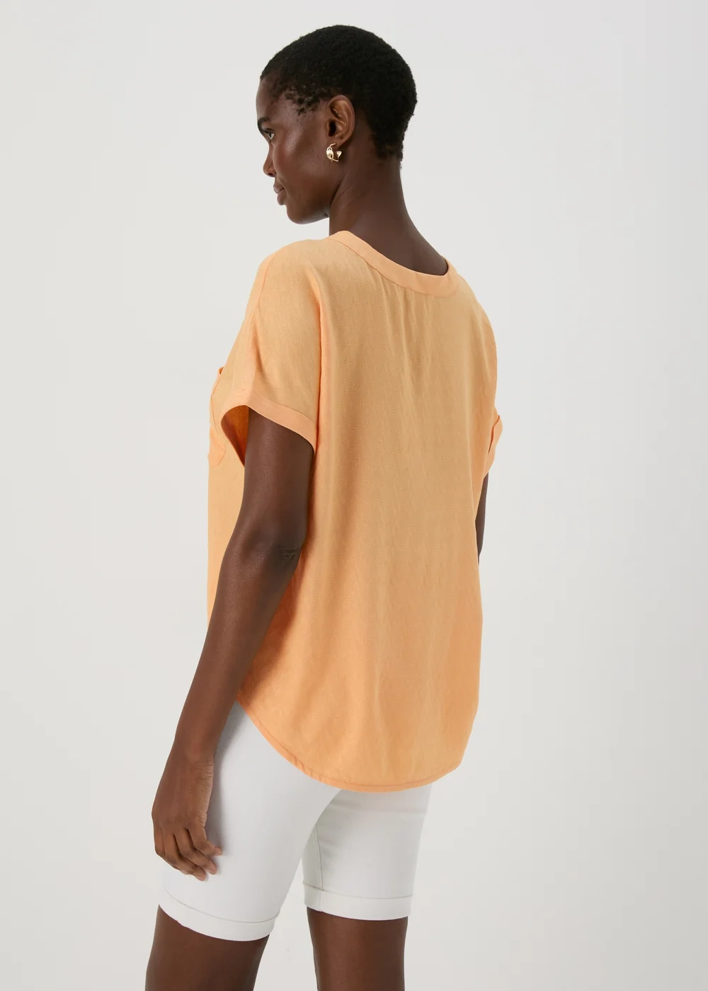 Peach Pocket Box Top - Size 8 Image 2