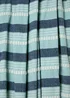Blue Stripe Chenille Throw (130cm x 150cm) Image 2