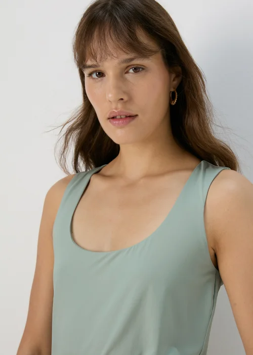 Et Vous Sage Double Layer Vest - Size 8 Image 3