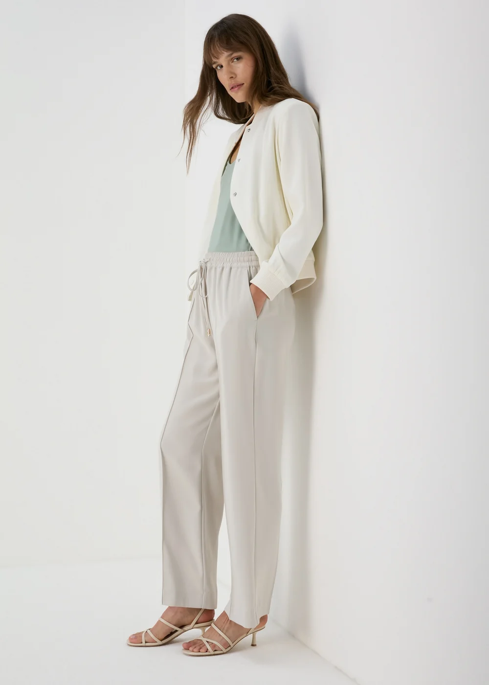 Et Vous Sage Double Layer Vest - Size 8 Image 4