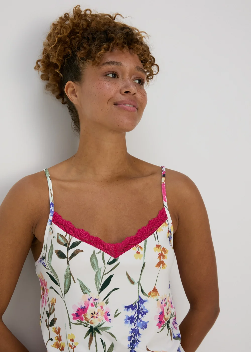Cream Floral Top - Extra small Image 3