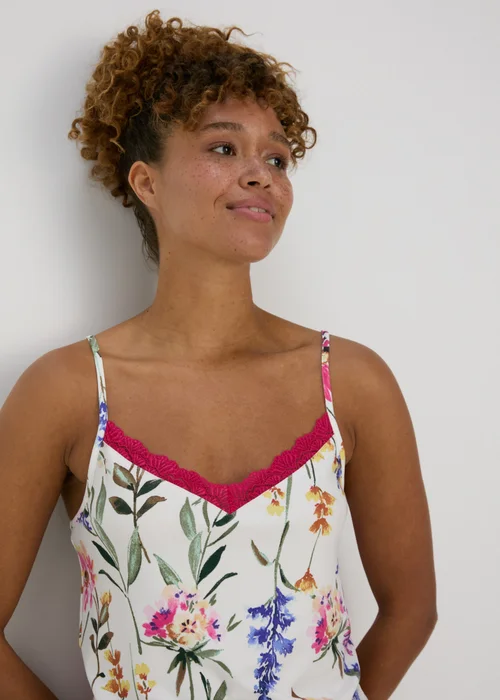 Cream Floral Top - Extra small Image 3