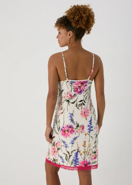 Cream Floral Chemise Nightie - Extra small Image 2