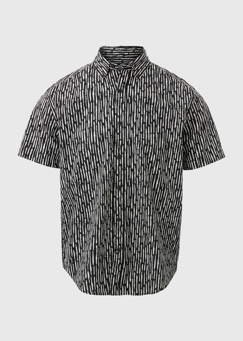 Black Geo Print Shirt - S Image 5