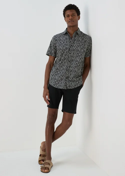 Black Geo Print Shirt - S Image 4