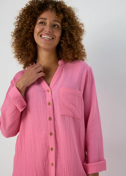 Pink Double Cloth Shirt - Extra small Image 3