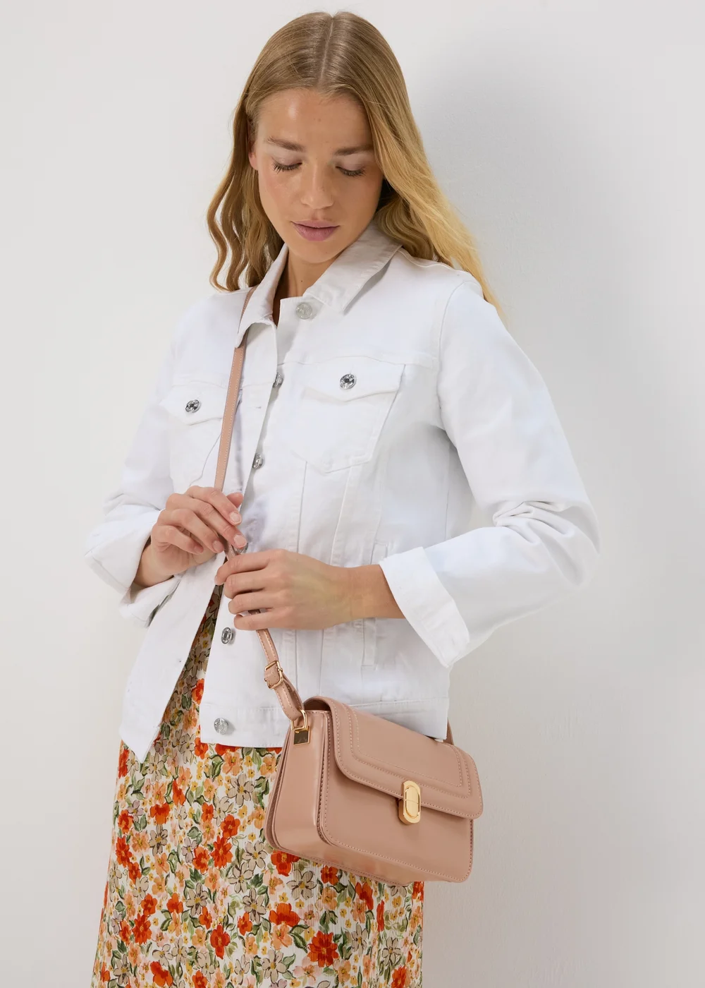 Pink Cross Body Bag - One Size Image 2