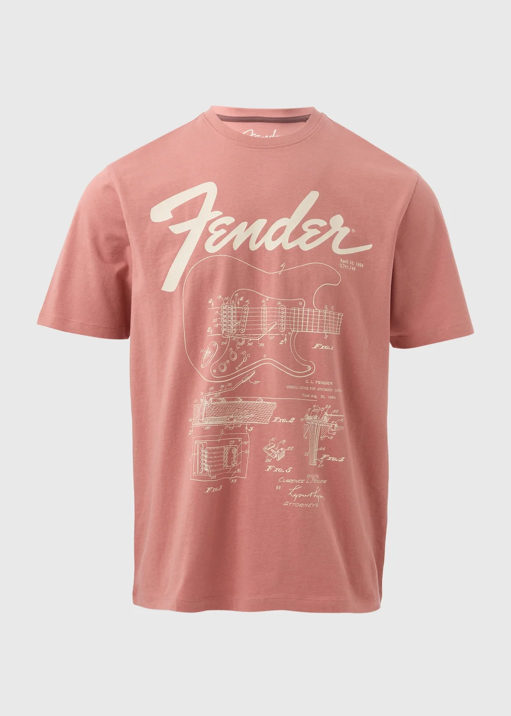 Pink Fender T-Shirt - S Image 5