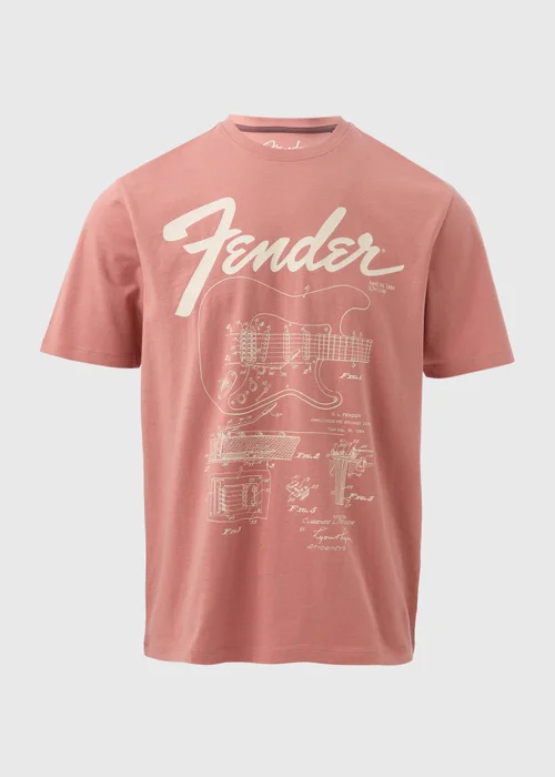 Pink Fender T-Shirt - S Image 5