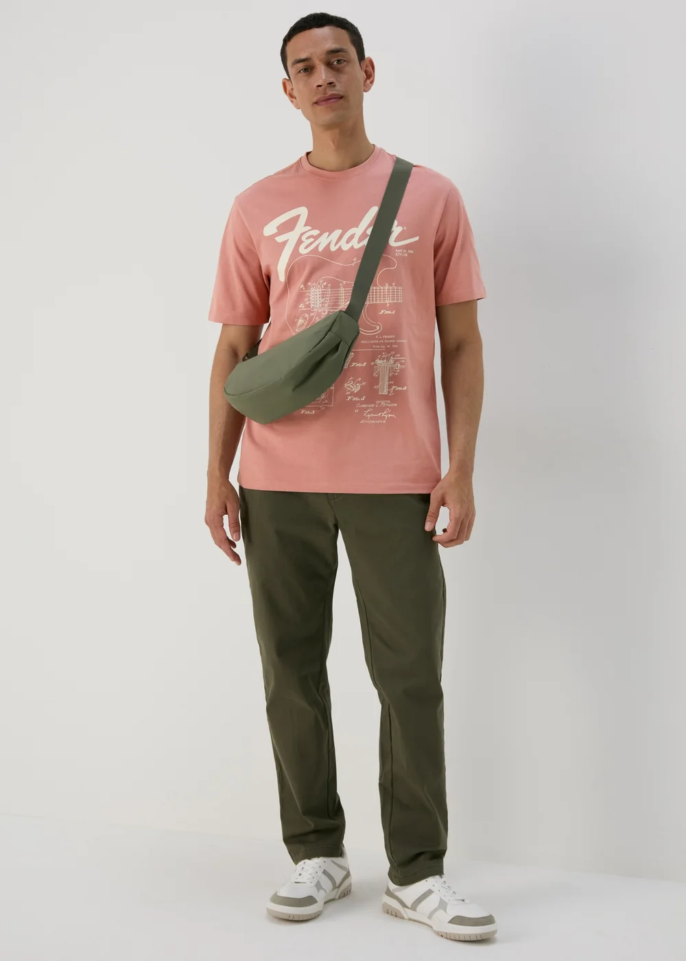Pink Fender T-Shirt - S Image 4