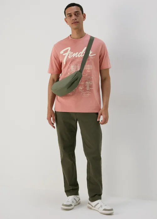 Pink Fender T-Shirt - S Image 4
