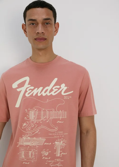 Pink Fender T-Shirt - S Image 1