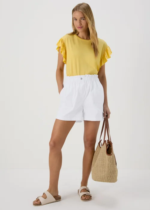 White Paperbag Shorts - 8 Image 4