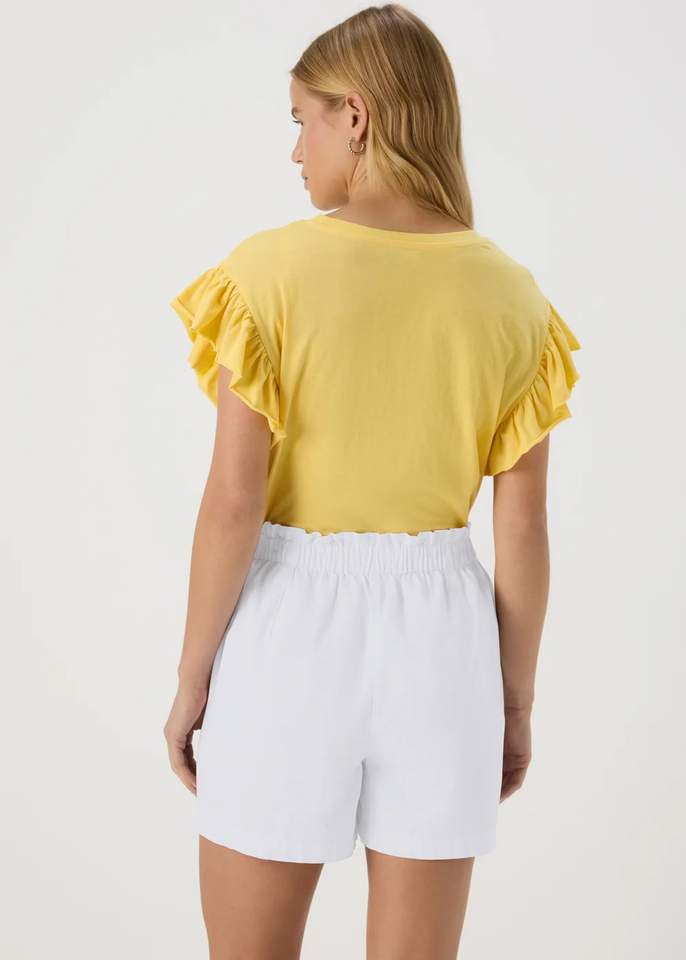 White Paperbag Shorts - 8 Image 2