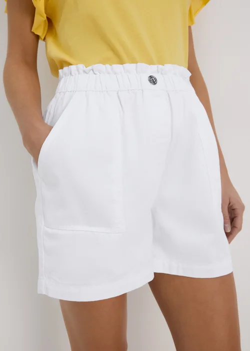 White Paperbag Shorts - 8 Image 3