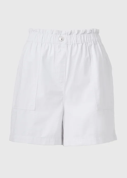 White Paperbag Shorts - 8 Image 5