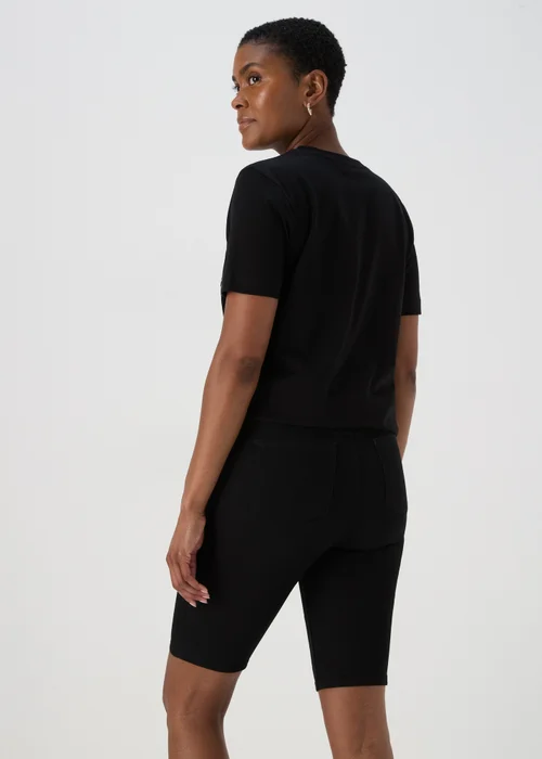 Black Rosie Knee Shorts - 8 Image 2