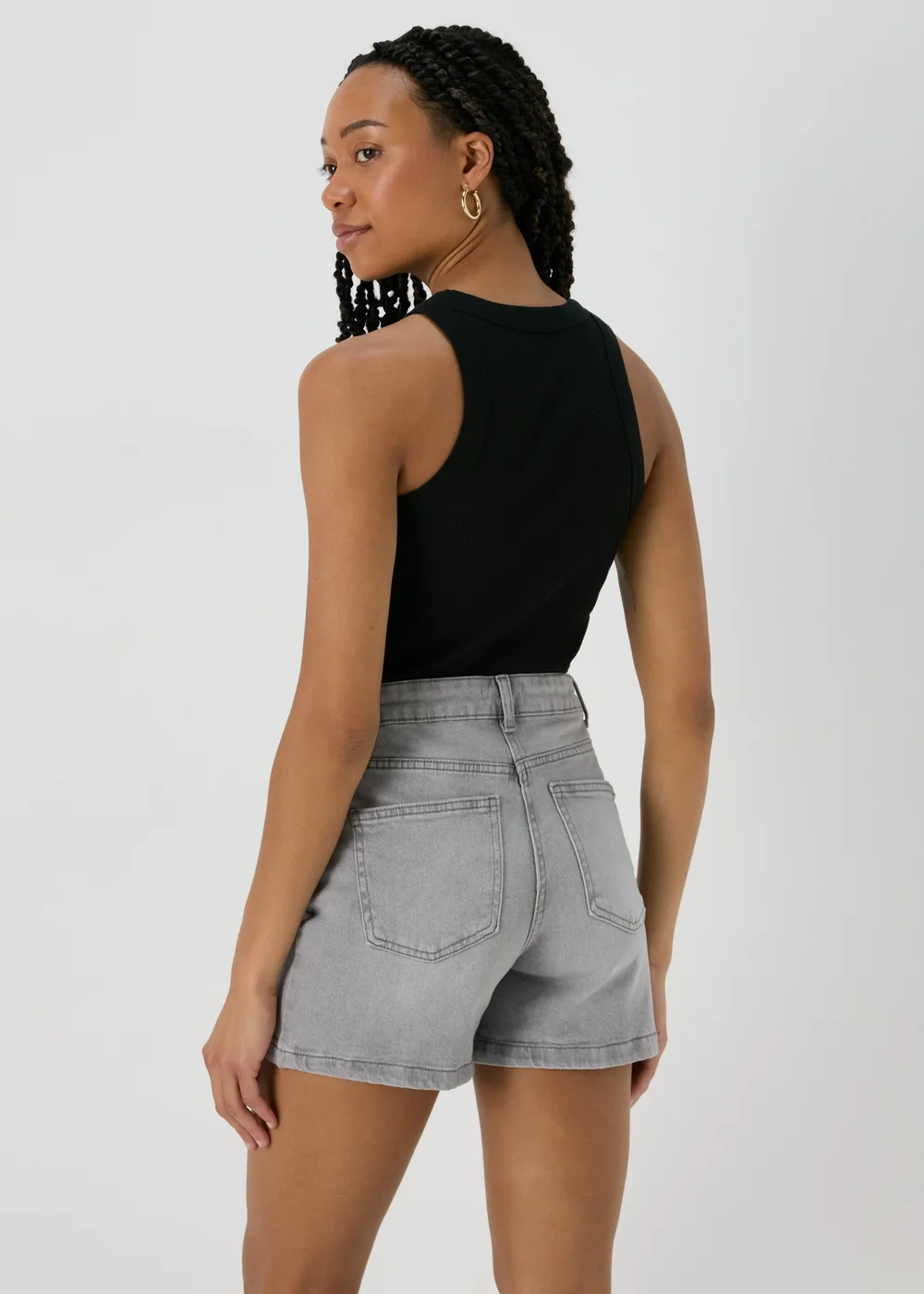 Grey Mom Shorts - 8 Image 2
