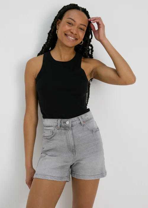 Grey Mom Shorts - 8 Image 1