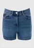 Mid Wash Mom Shorts - 8 Image 5