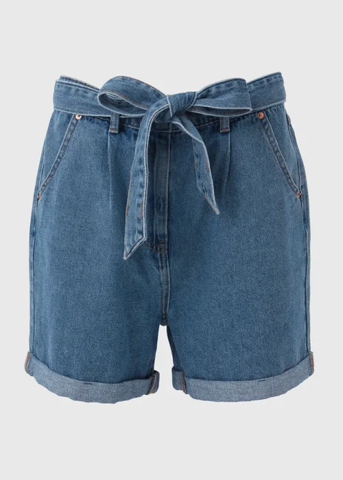 Mid Wash Denim Shorts - 8 Image 5