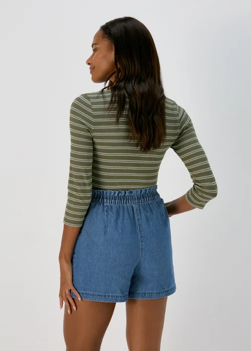 Midwash Denim Shorts - 8 Image 2