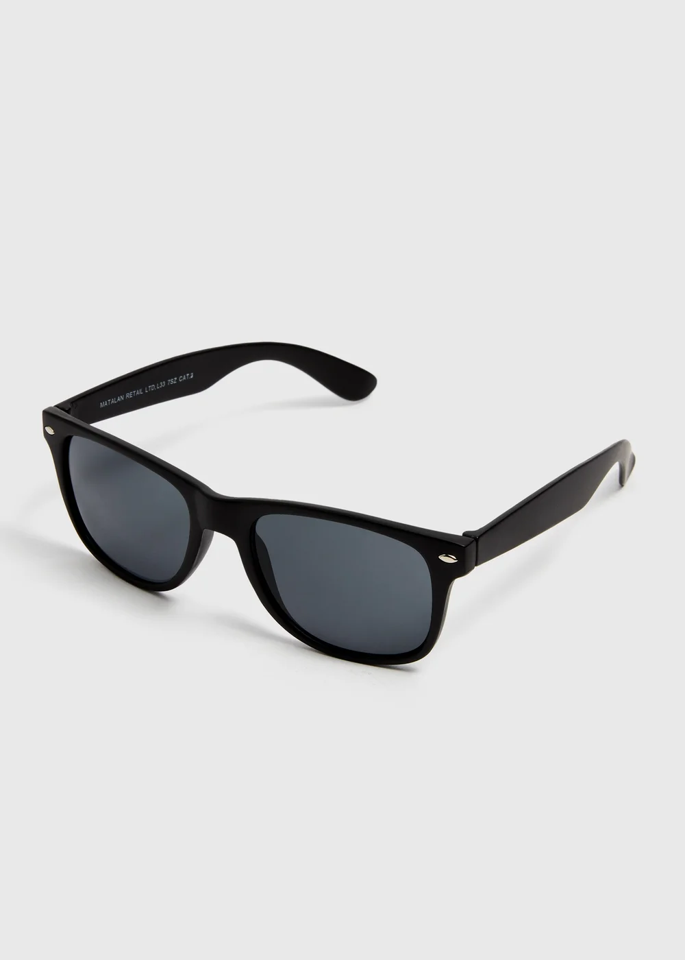 Matte Black Sunglasses Image 1
