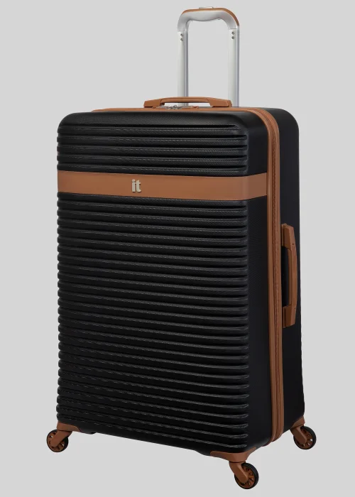 IT Luggage Black Hard Shell Suitcase - Cabin Image 3