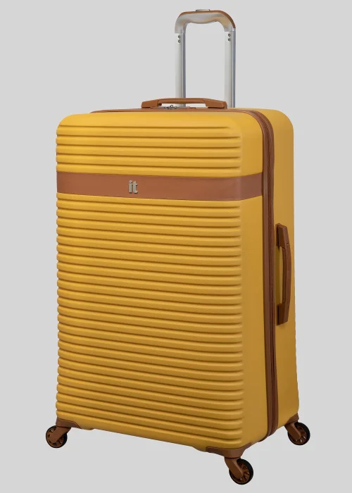 IT Luggage Yellow Hard Shell Suitcase - Cabin Image 3