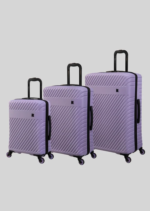 IT Luggage Lilac Hard Shell Suitcase - Cabin Image 1