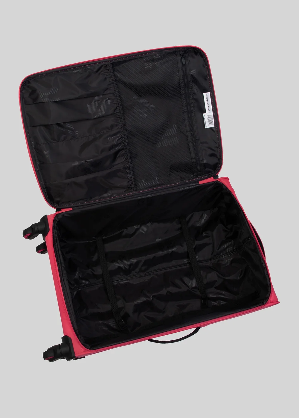 IT Luggage Pink Soft Shell Suitcase - Cabin Image 2