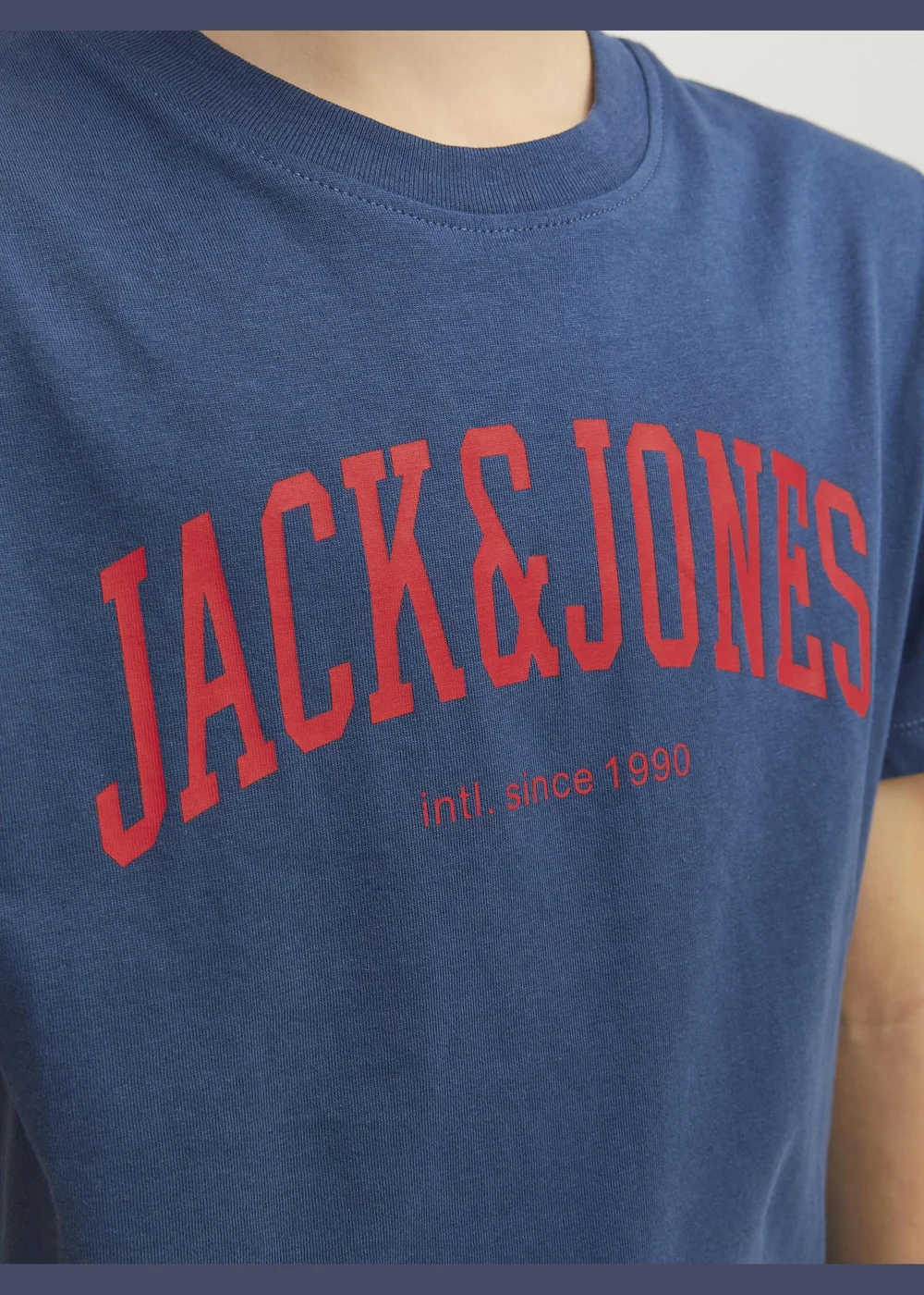 Jack & Jones Boys Blue Crew Neck T-Shirt (6-16yrs) - Age 6 Years Image 6