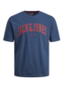 Jack & Jones Boys Blue Crew Neck T-Shirt (6-16yrs) - Age 6 Years Image 3