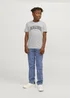 Jack & Jones Boys Grey Crew Neck T-Shirt (6-16yrs) - Age 6 Years Image 1