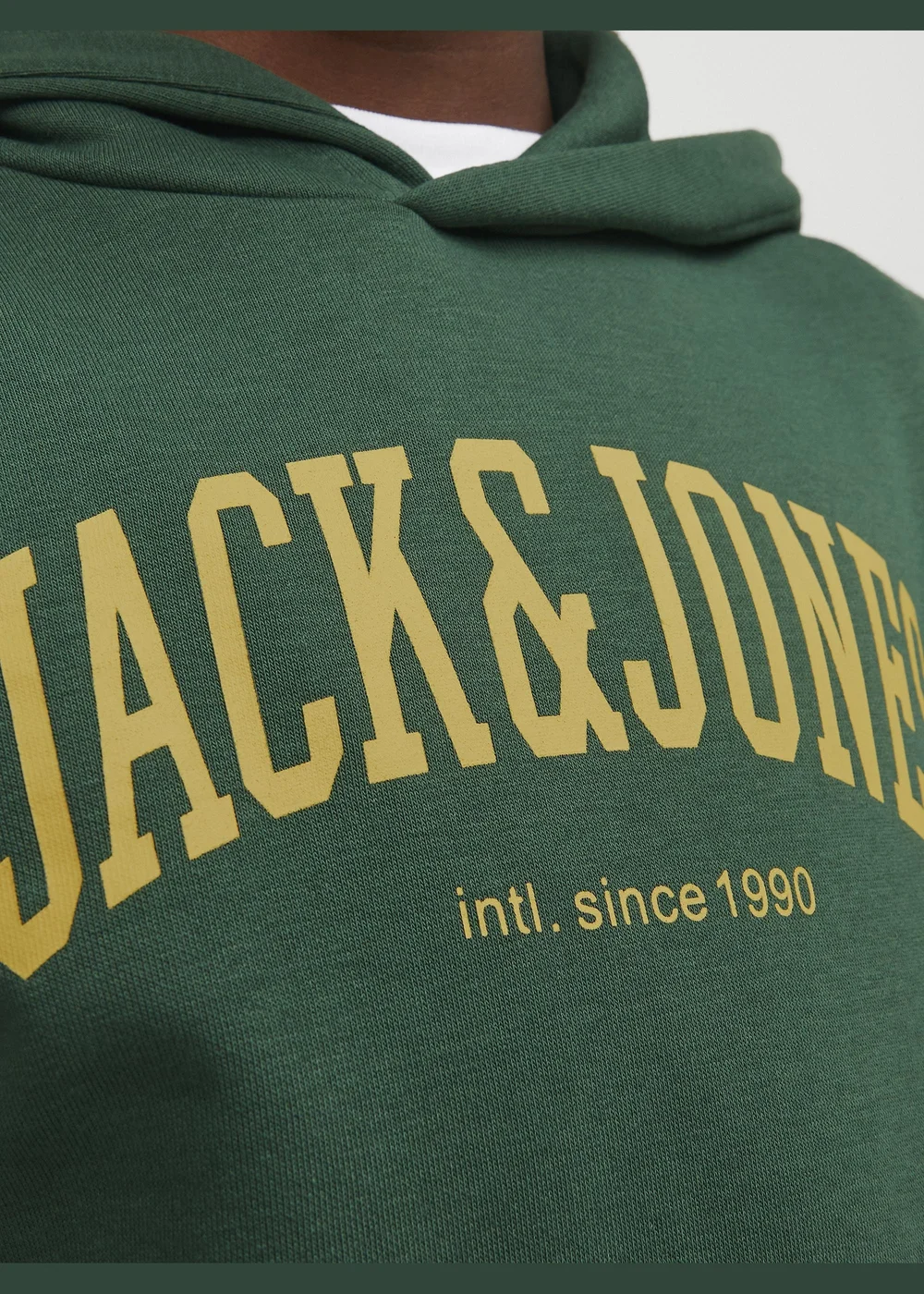 Jack & Jones Boys Green Hoodie (8-16yrs) - 8 Yrs Image 4