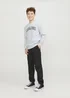 Jack & Jones Boys White Crew Neck Sweatshirt (8-16yrs) - Age 8 Years Image 5