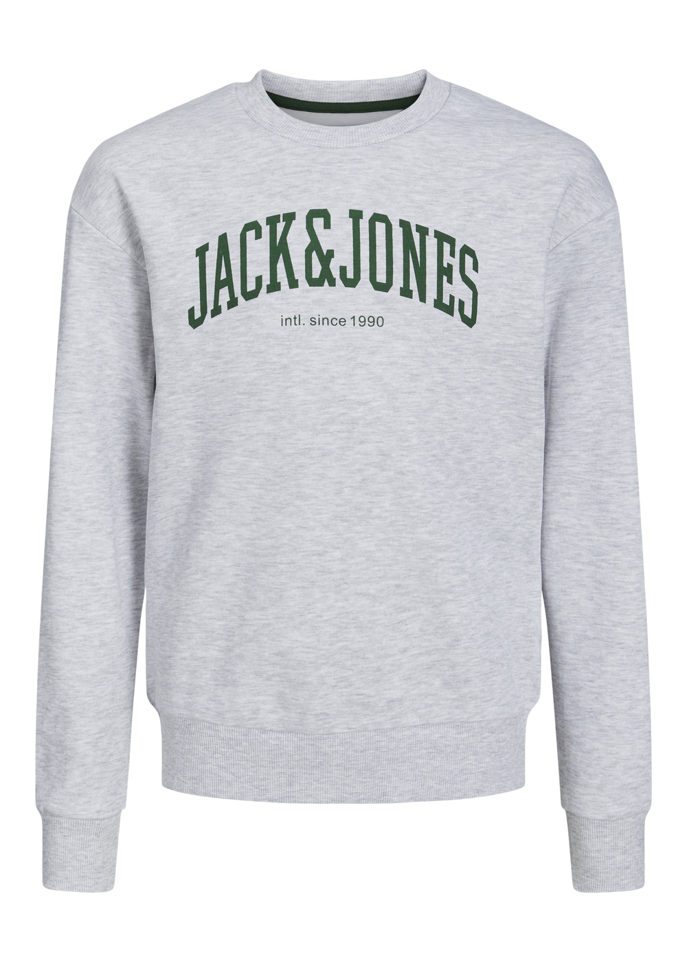 Jack & Jones Boys White Crew Neck Sweatshirt (8-16yrs) - Age 8 Years Image 1