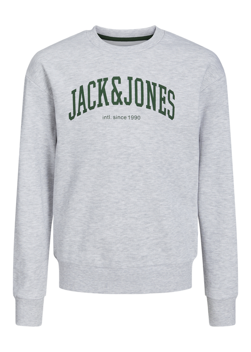 Jack & Jones Boys White Crew Neck Sweatshirt (8-16yrs) - Age 8 Years Image 1